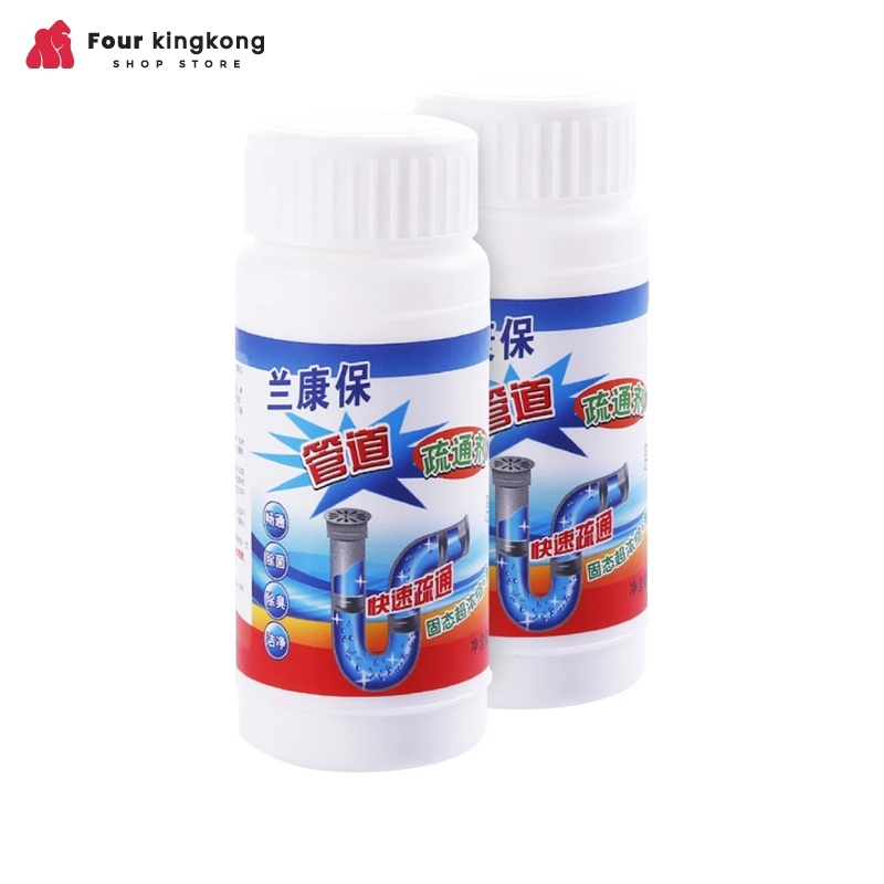 [0233] ผงล้างท่อ110 g. (แบบขวด) ผงระเบิดท่อ เกล็ดขจัดท่อตัน ผงกำจัดคราบไขมัน ดับกลิ่นท่อ ล้างไขมันอุดตัน