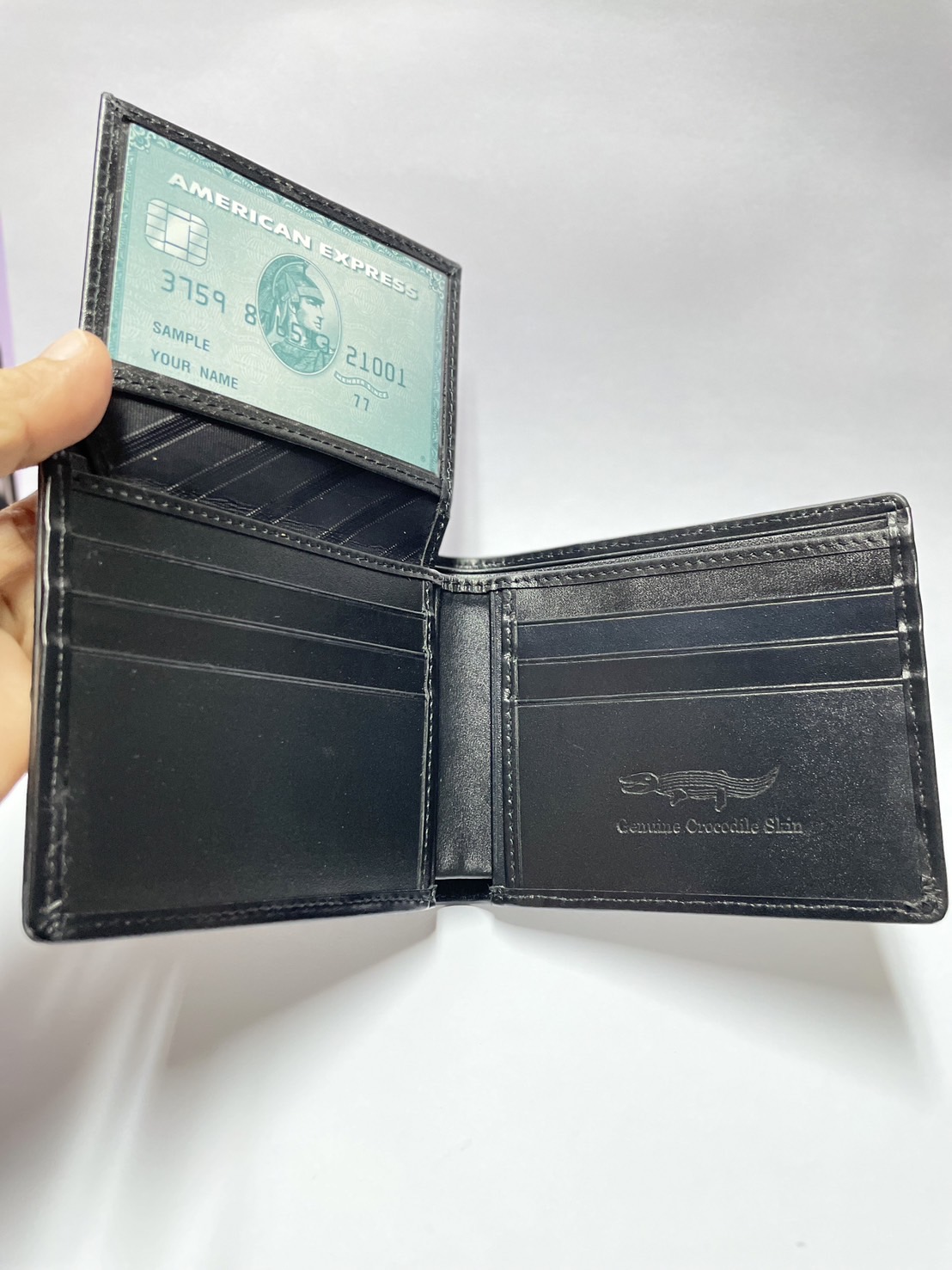 กระเป๋าหนังจระเข้แท้ (กระดูกหาง)