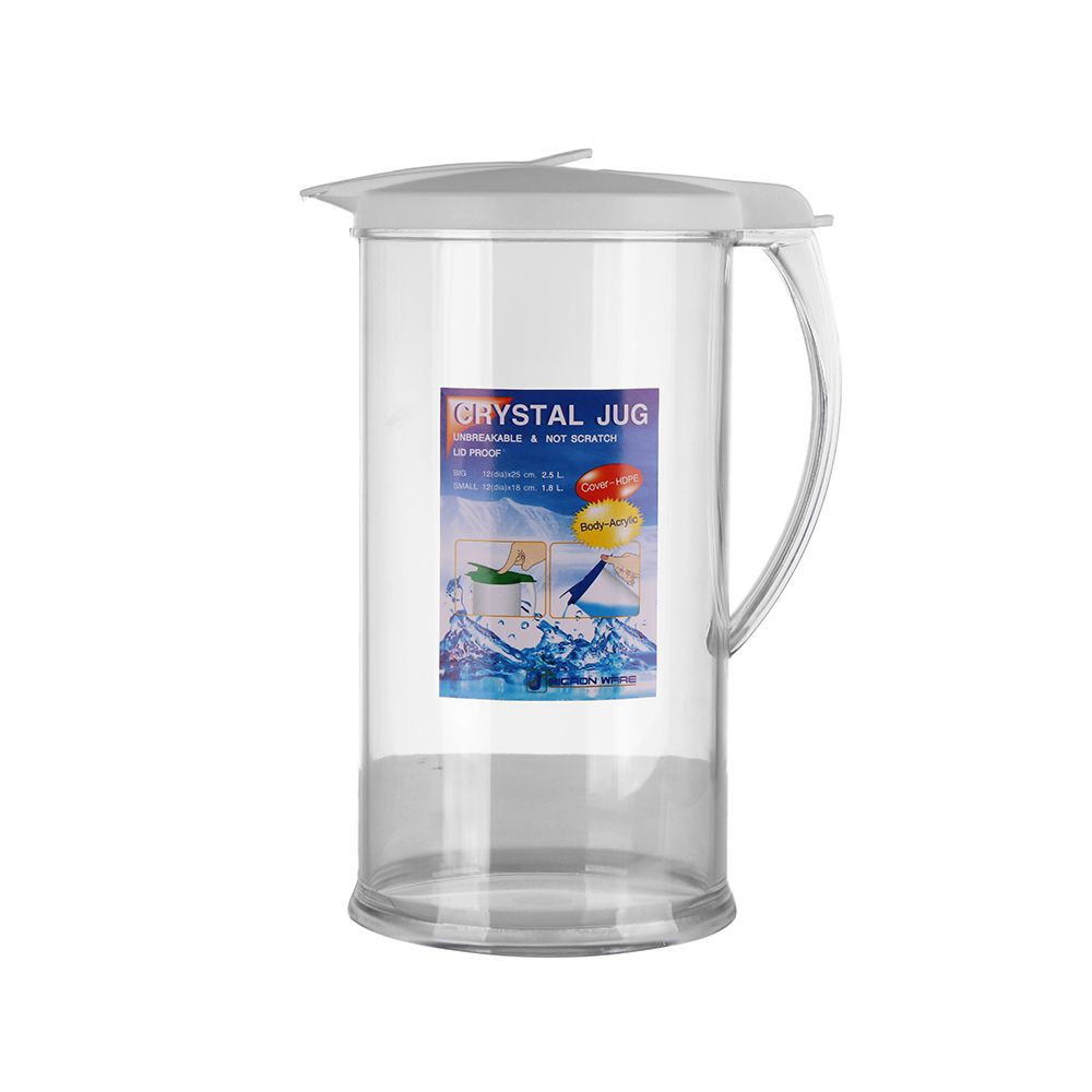 เหยือกน้ำอะคริลิก 2.5 ลิตร MICRON สีขาว PITCHER ACRYLIC 2.5L MICRON WHITE