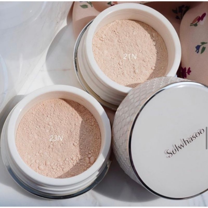 SULWHASOO PERFECTING POWDER POUDRE LIBRE 20g เบอร์ 21N BEIGE แป้งฝุ่นเนื้อนุ่มเนียนละเอียด