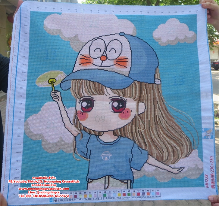 โดราเอมอนสาวการ์ตูน ครอสติสปักสำเร็จ