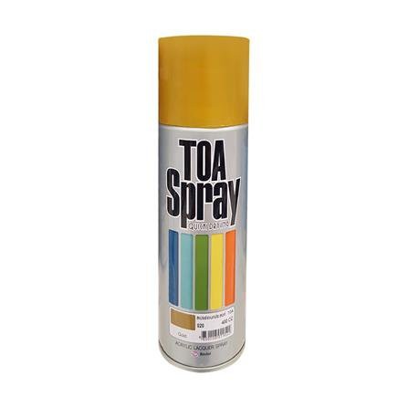 สีสเปรย์ TOA #020 400 ซีซี สีทอง มาตรฐานระดับโลก