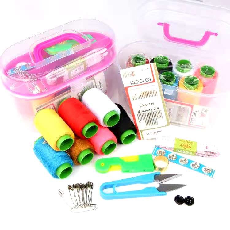 ชุดอุปกรณ์เย็บผ้า อุปกรณ์เย็บผ้า ด้าย เข็ม ครบเซ็ท ขนาดพกพา คละสี NO.ZXH03925