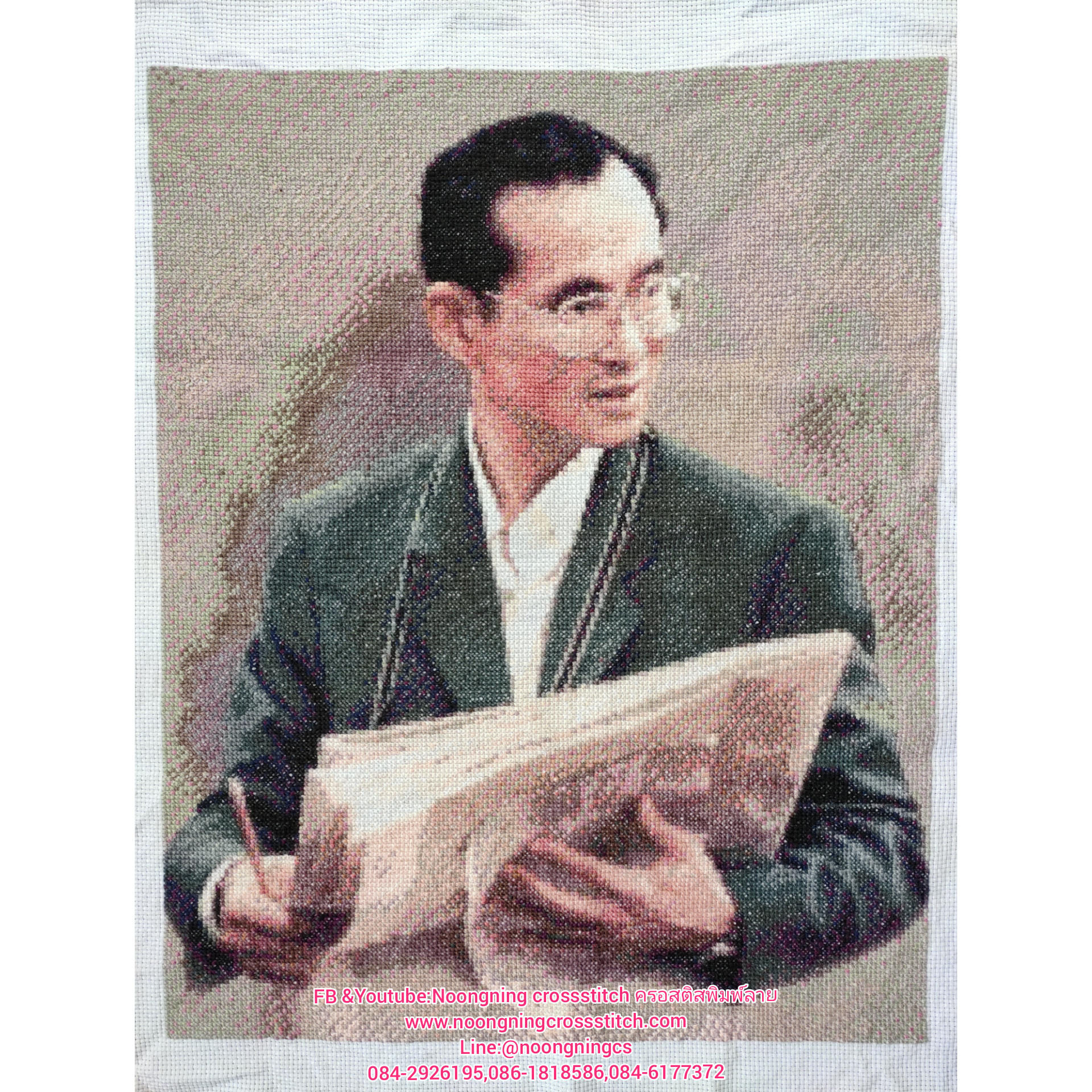 พระพิฆเนศ ชุดปักครอสติช พิมพ์ลาย ครอสติสจีน งานฝีมือ DIY