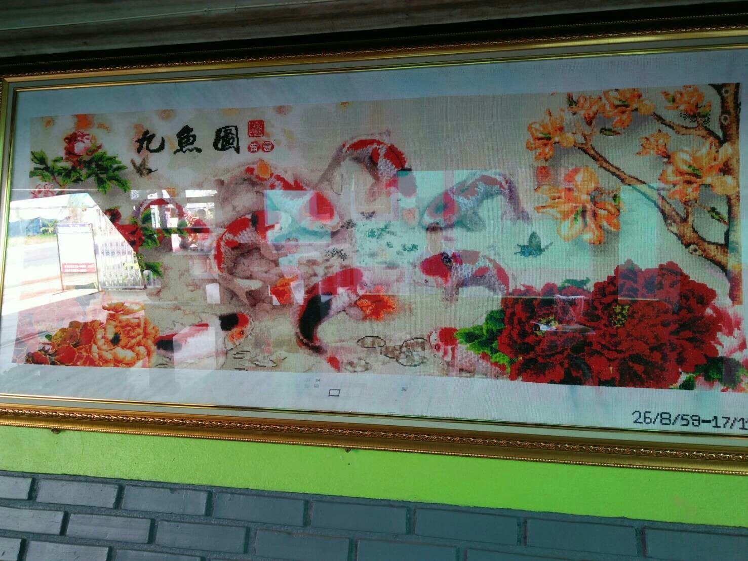 ช้างสามตัว ชุดปักครอสติส พิมพ์ลาย ครอสติสจีน งานฝีมือทำที่บ้าน DIY
