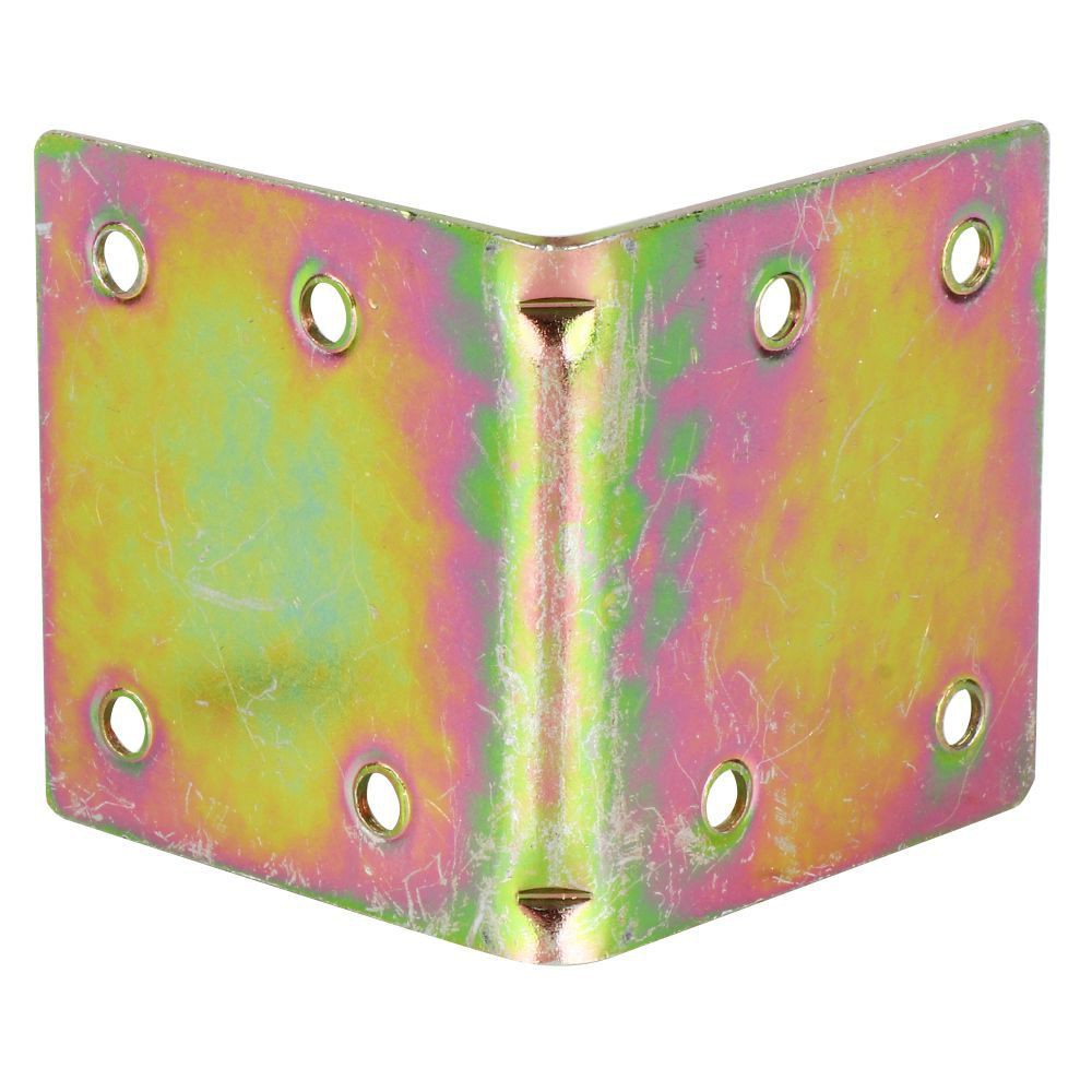 ฉากเหล็ก 8 รู BY TORA 60X60X2 มม. สีรุ้ง 2ชิ้น BRACKET BY TORA 60X60X2MM RAINBOW 2EA