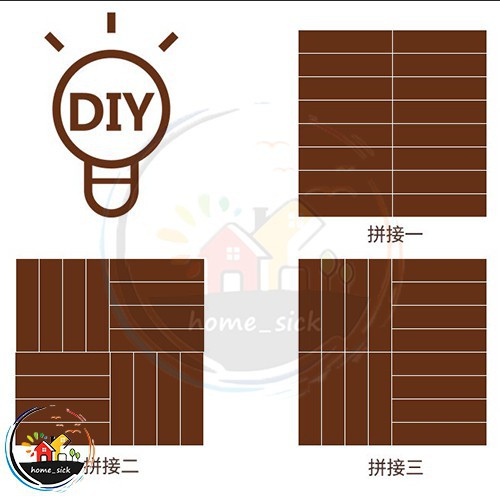 🤞Home_sick 🌱NEW🌱แผ่นไม้ตกแต่งสวน แผ่นปูพื้น YF-1445