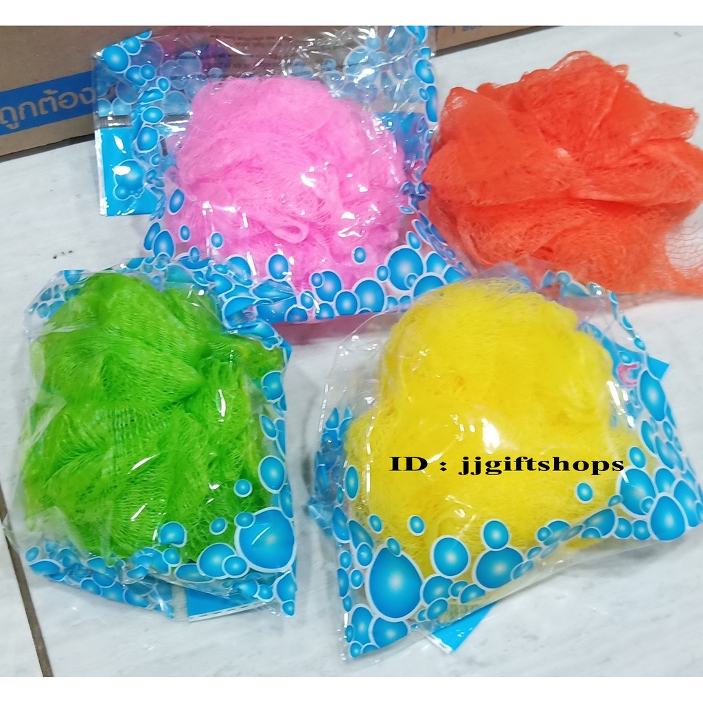 ใยขัดตัว ใยถูตัว ใยอาบน้ำ ขนาดหนาพิเศษ 30 g อย่างหนา