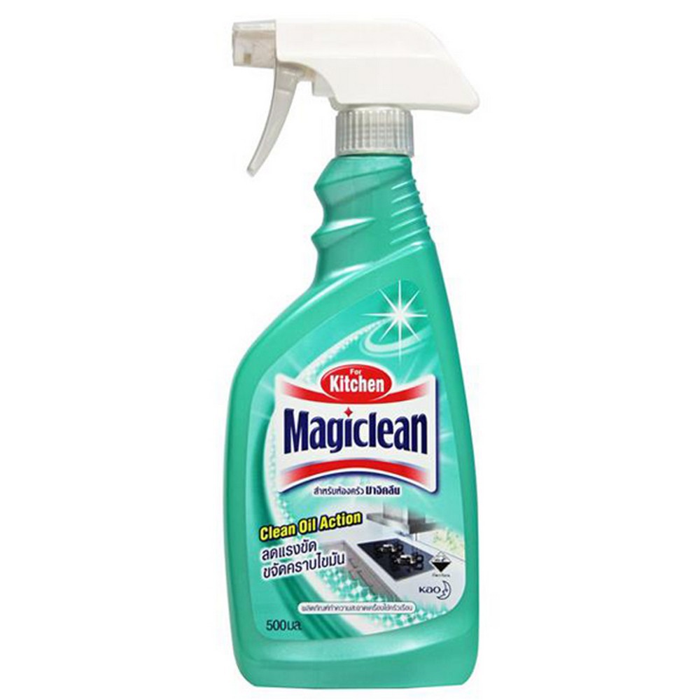 สเปรย์ขจัดคราบไขมันในครัว MAGICLEAN 500 มล. SPRAY KITCHEN CLEANER MAGICLEAN 500ML