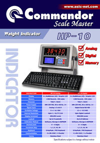 HP-10 Weight Indicator Commandor