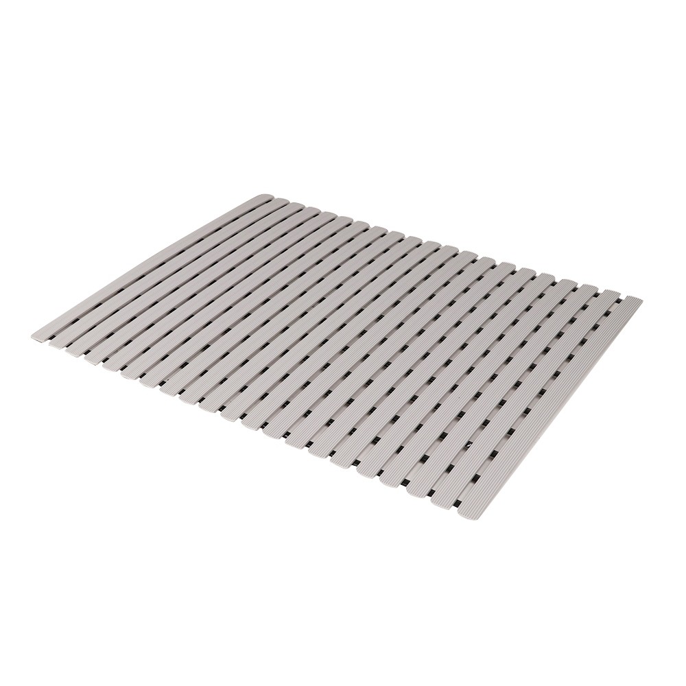 พรมปูพื้น พรมเช็ดเท้า พรมปูพื้น พรมภายนอก แผ่นกันลื่น ELLIS SM75 60X75 สีเทา