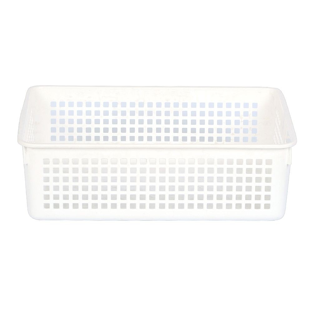 ตะแกรงใส่ของเหลี่ยม กลาง INSPACE KECH 5181 สีขาว KITCHEN GRATE SQUARE INSPACE 5181 WHITE