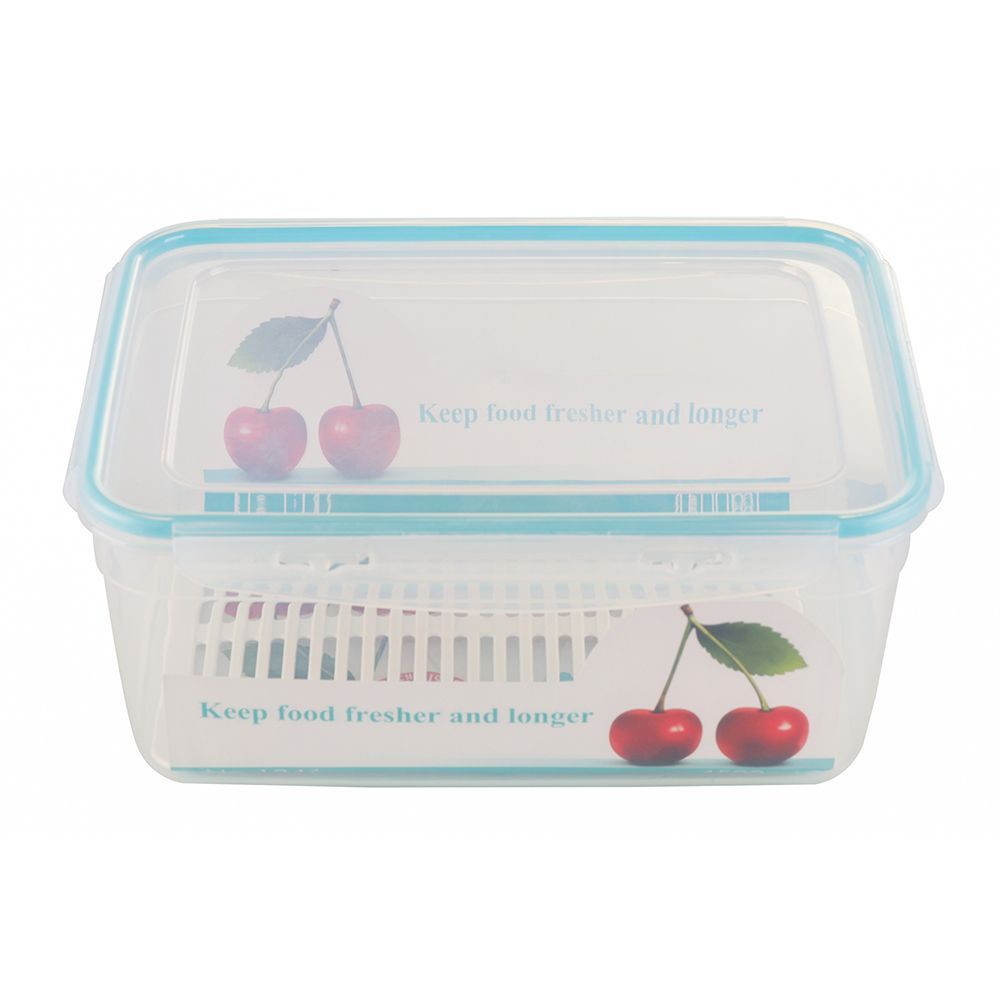 กล่องอาหารเหลี่ยม SAFE&LOCK NEW1346 4.5 ลิตร FOOD CONTAINER PP SQUARE 4.5L SAFE&LOCK