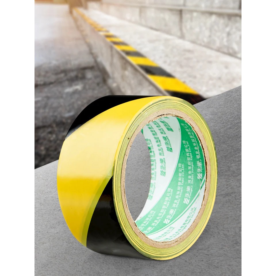 !!สินค้าขายดี!! เทปตีเส้นพื้น เทปพีวีซีตีเส้น เทปกั้นเขต PVC Floor Masking Tape