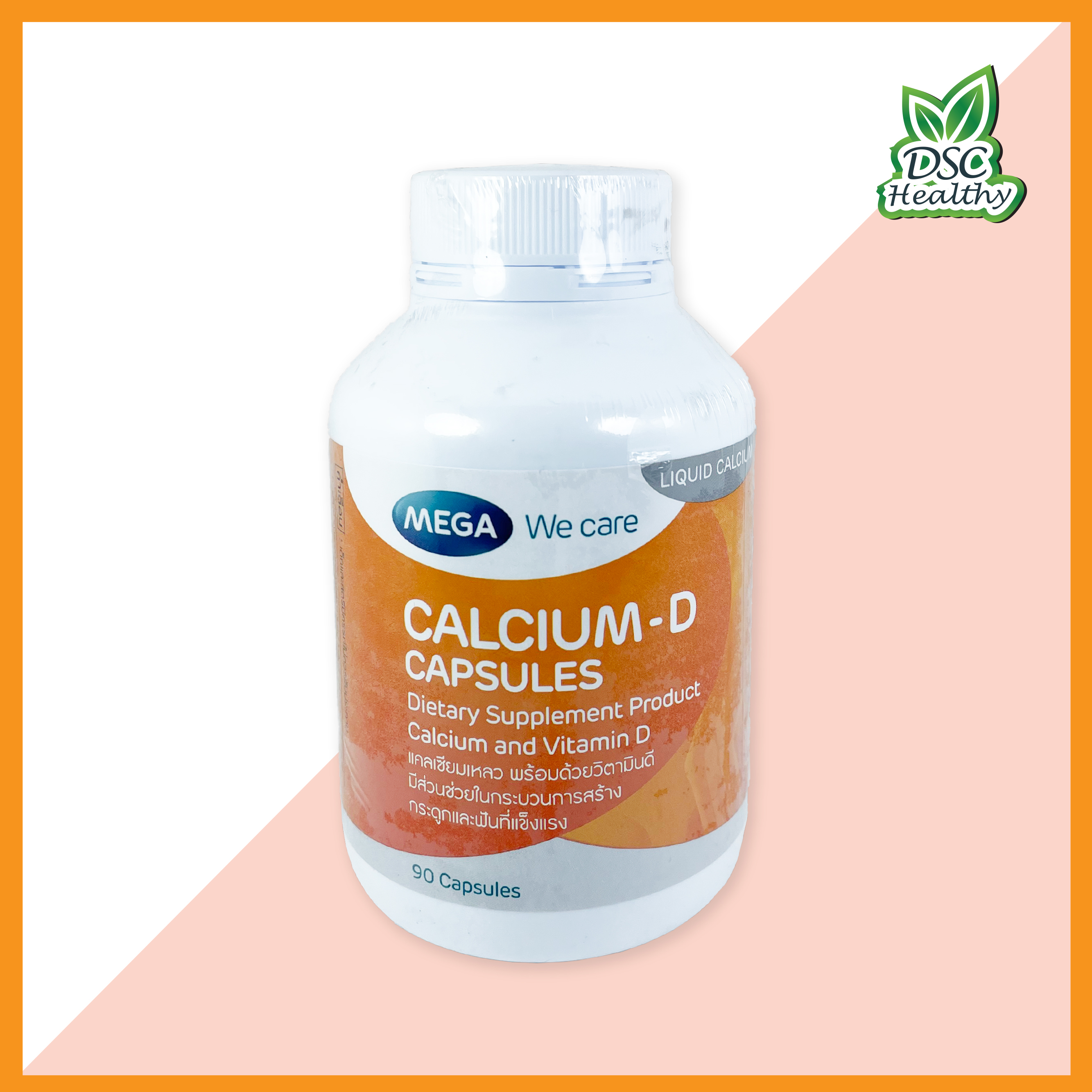 MEGA We care CALCIUM-D CAPSULES 90 Capsules