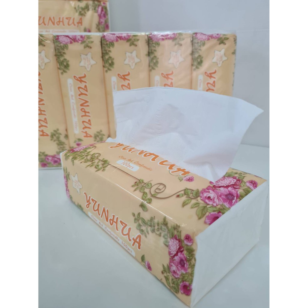 กระดาษทิชชู่ (ห่อสีส้ม) 1 แพ็คมี 5 ห่อ กระดาษทิชชูพกพา เอนกประสงค์ กระดาษเช็ค กระดาษเช็ดหน้า กระดาษชำระ Tissue