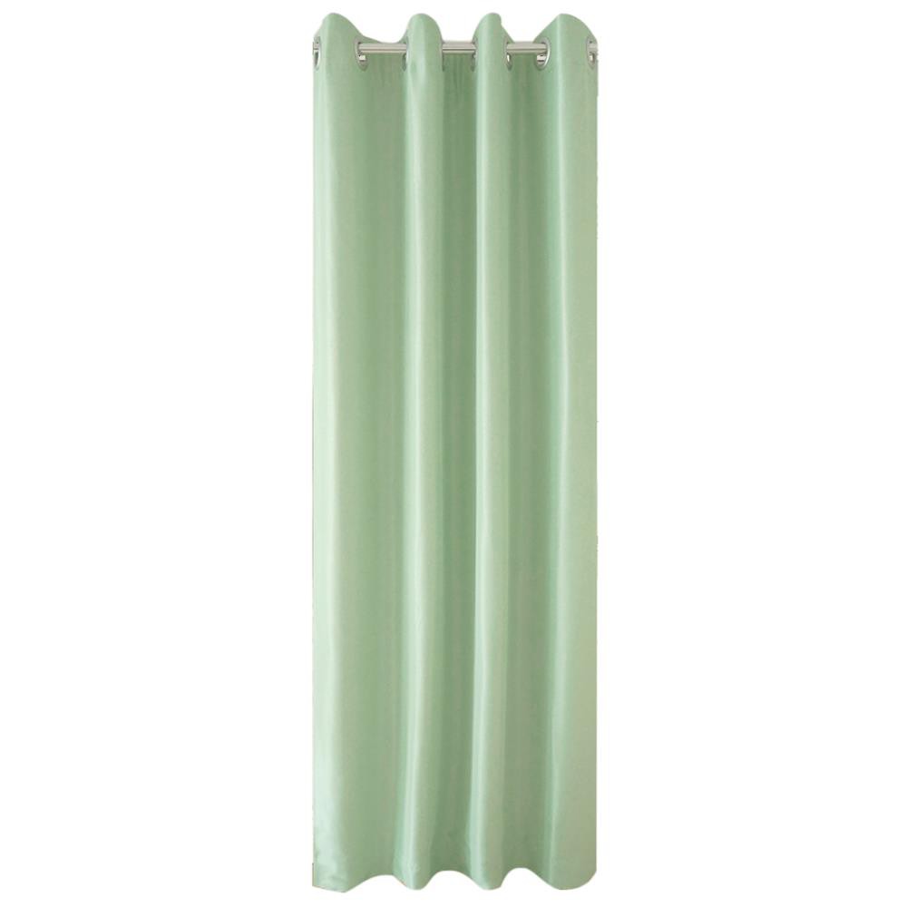 ผ้าม่าน EYELET CHILD FREEDOM STYLE SILKY UV 140x220 ซม. สีเขียว ผ้าม่านประตู CURTAIN ผ้าม่านและมู่ลี่