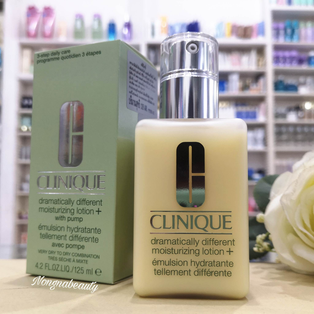 CLINIQUE Dramatically Different™ Moisturizing Lotion+ 125ml. มอยซ์เจอร์ไรเซอร์สูตรโลชั่น