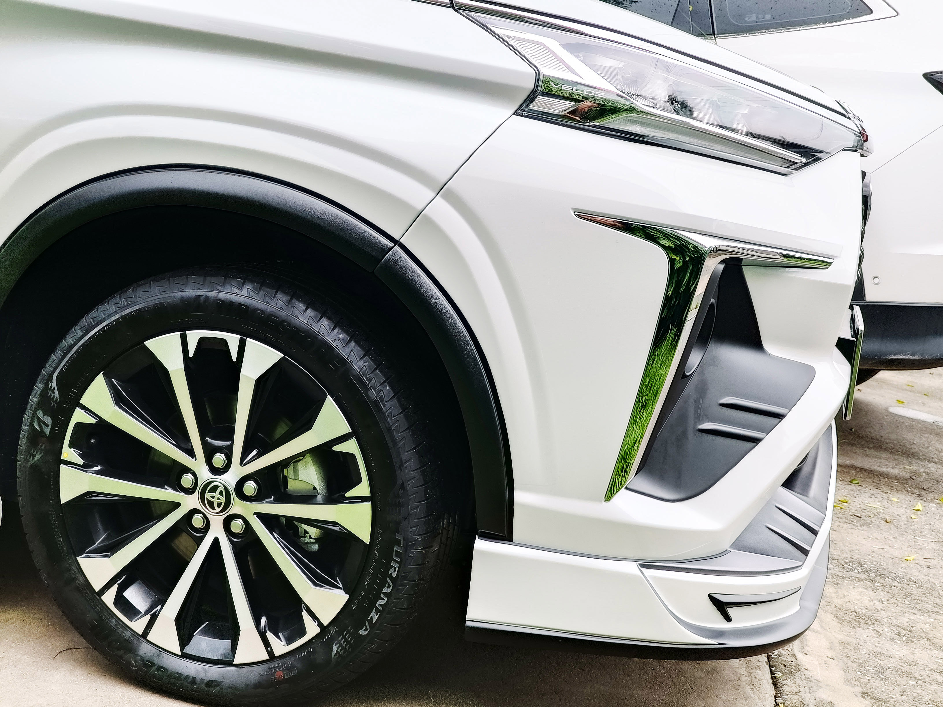 ชุดแต่งรถ-สเกิร์ต-สปอยเลอร์ Toyota Veloz 2022 ทรง SR-Limited