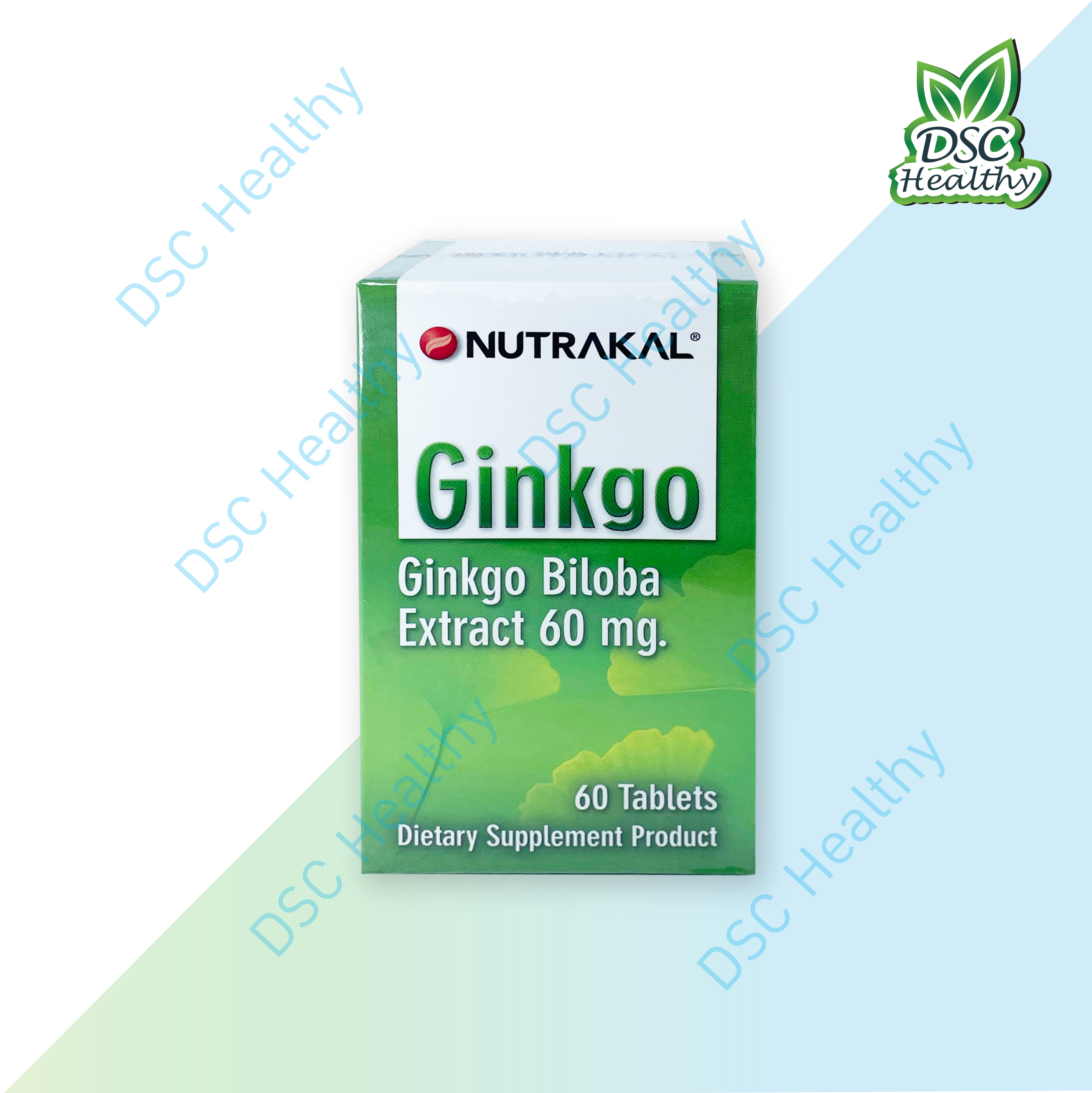 NUTRAKAL Ginkgo Biloba Extract 60 mg 60 Tablets