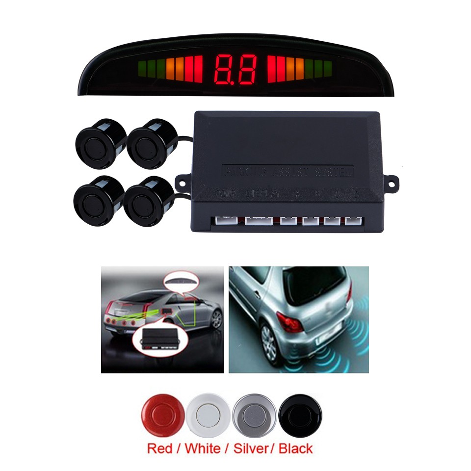 !!สินค้าขายดี!! ระบบเซนเซอร์ถอยหลังสำหรับรถยนต์ ระบบเรดาร์ถอยหลัง Parking Sensor System