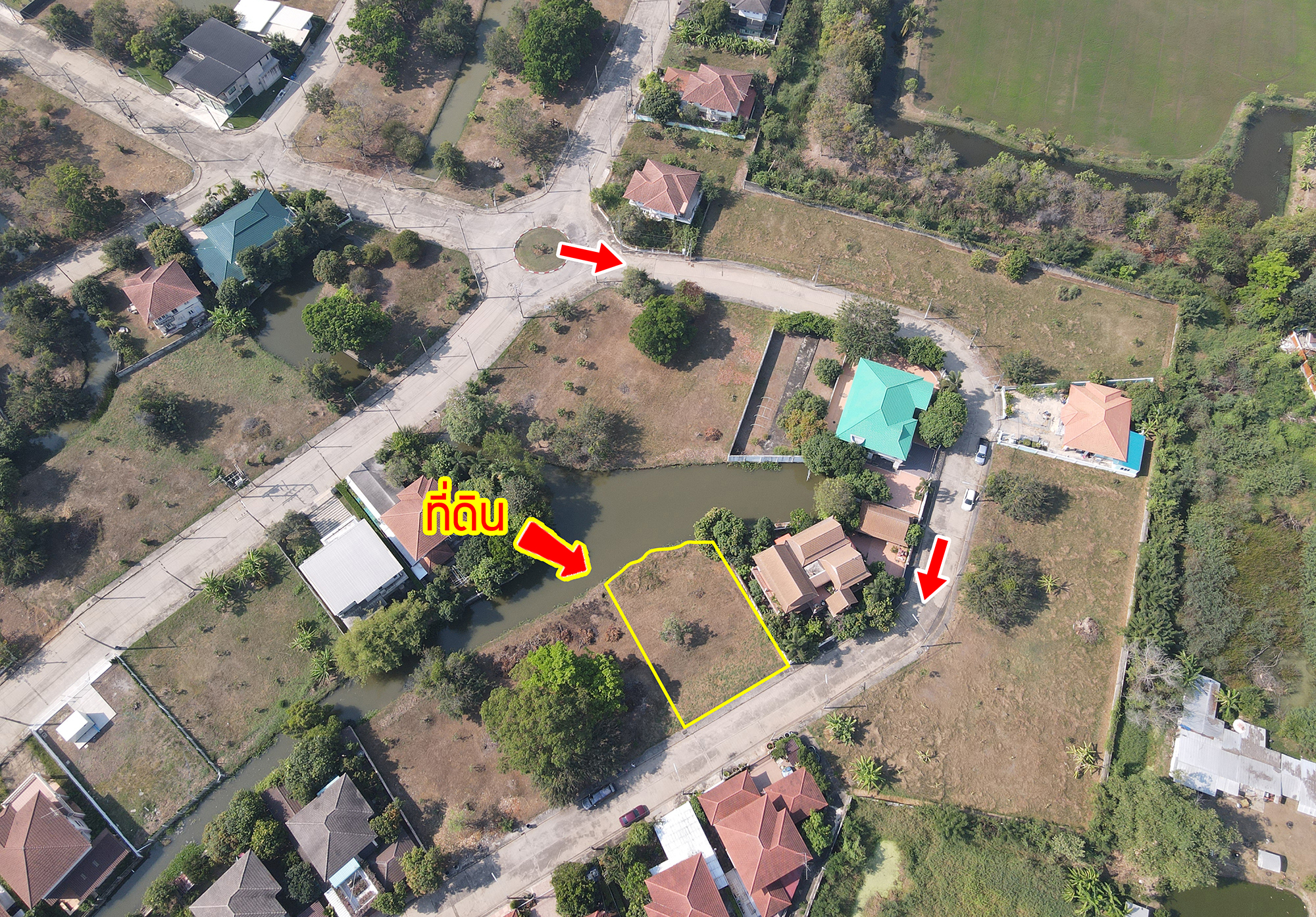 86301-ขายที่ดินริมน้ำ หมู่บ้านเดอะลากูน 3 สามโคก ปทุมธานี