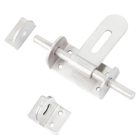 กลอนขวาง KRUKER 168/SS 4" สีสเตนเลส ใช้งานได้ง่าย เหมาะสำหรับบ้านพักอาศัย