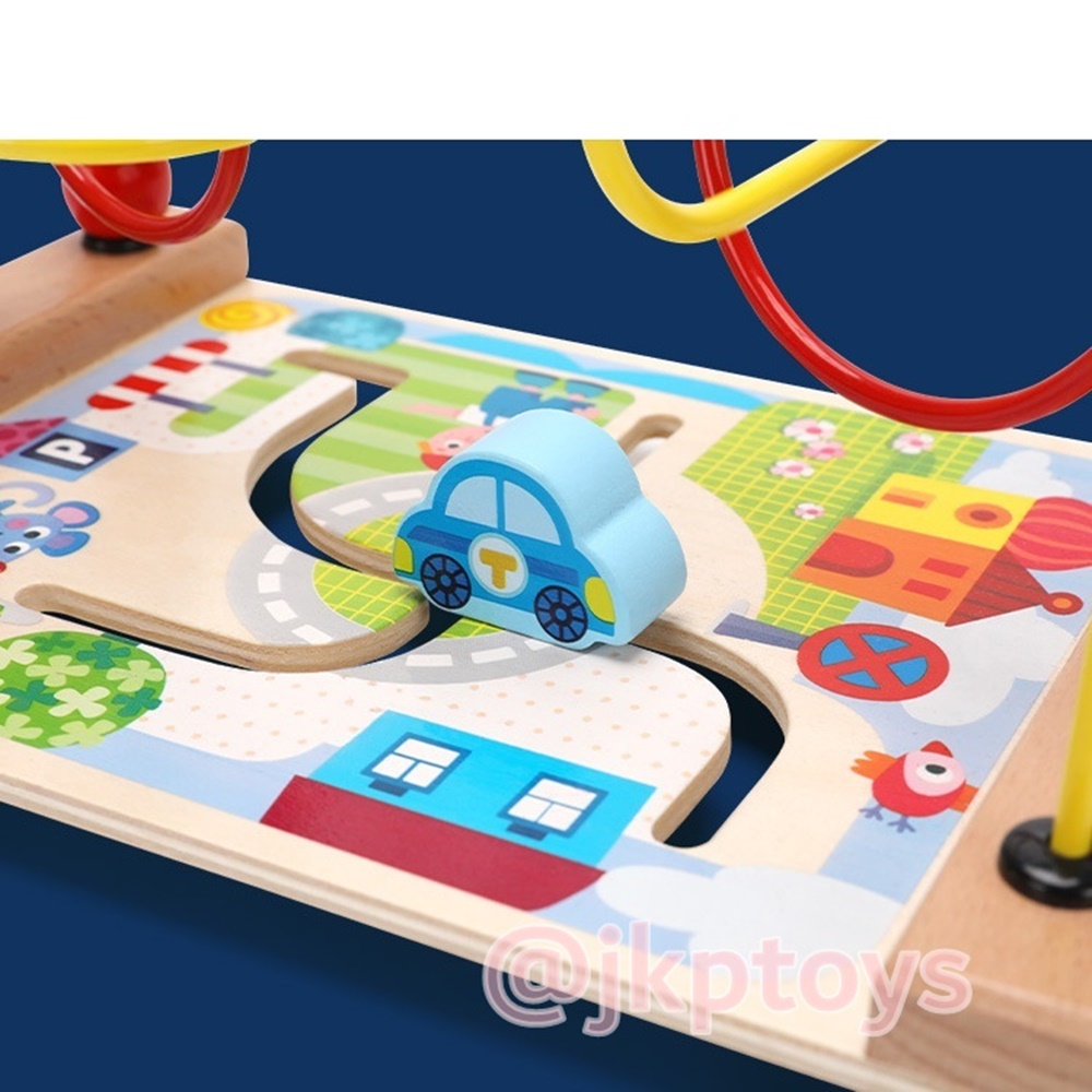 2 in 1 ขดลวดกิจกรรม รางเลื่อน