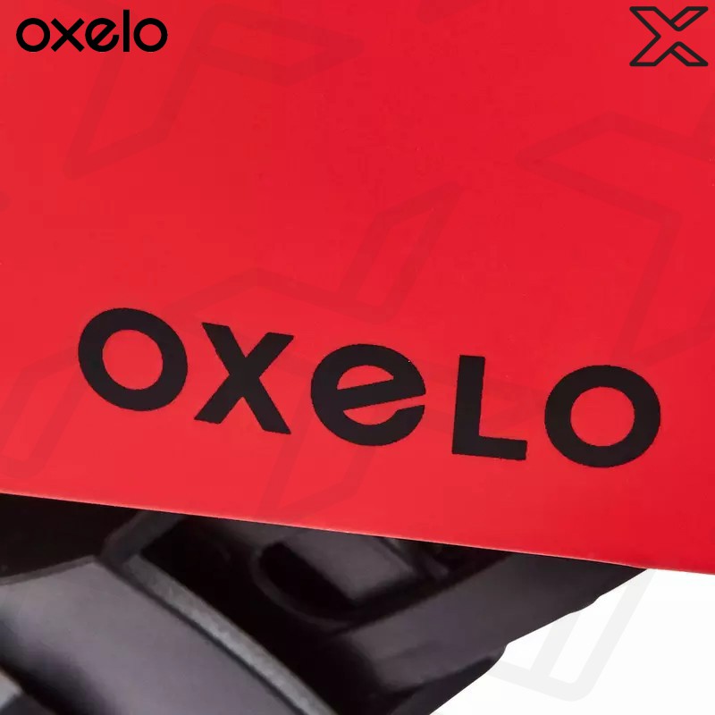 OXELO หมวกกันน็อคสำหรับเล่นสเก็ต สเก็ตบอร์ด และสกู๊ตเตอร์รุ่น Play 7 (สีแดง)