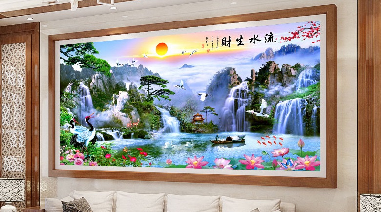 พระพุทธเจ้า ทรีนิตี้ ครอสติสคริสตัล Diamond painting โมเสก ภาพติดเพชร งานฝีมือ DIY