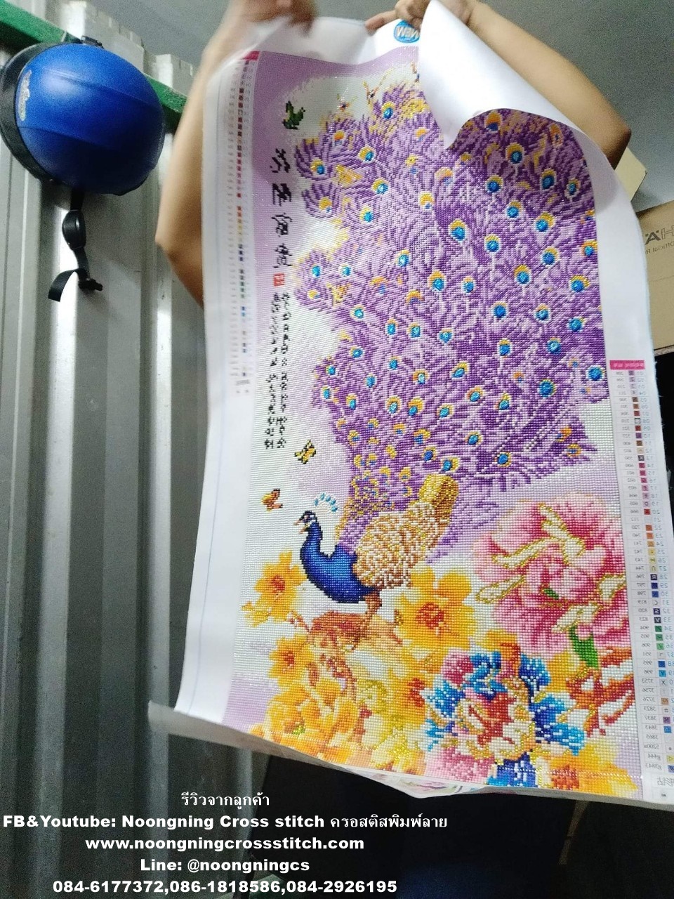 พระพุทธเจ้า ครอสติสคริสตัล Diamond painting โมเสก ภาพติดเพชร งานฝีมือทำที่บ้าน DIY