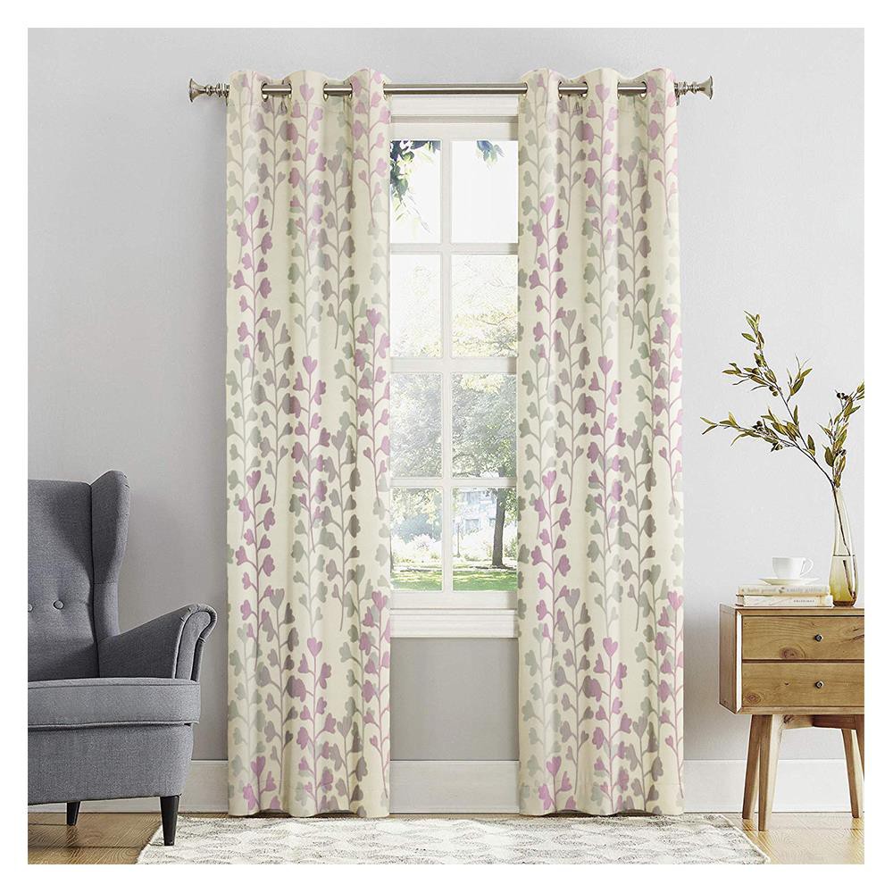 ผ้าม่าน EYELET CHILD FREEDOM STYLE NACHIKI 130x220 ซม. สีม่วง ผ้าม่านประตู CURTAIN ผ้าม่านและมู่ลี่