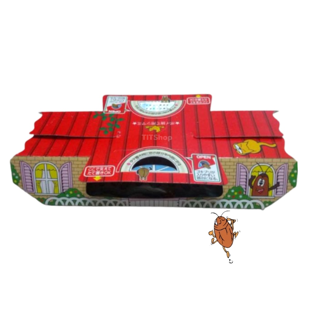 อาท ฮอย ฮอย บ้านกาวดักแมลงสาบ ดักจับจิ้งจกได้ด้วยนะ ฟรีเหยื่อสำเร็จรูปล่อแมลงสาบ (1 กล่อง 3 ชิ้น/บ้าน)