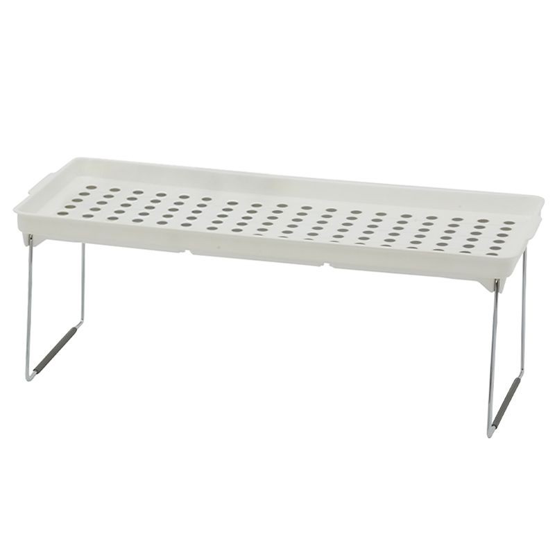 KASSA HOME ชั้นวางเครื่องปรุง (M) รุ่น SLIPPERY-88540 ขนาด 47.5 x 19.1 x 17.5 ซม. สีขาว