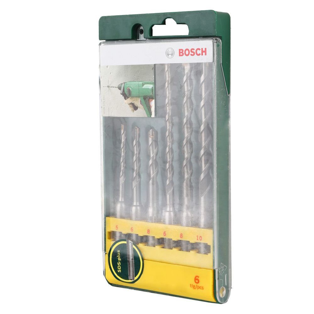 ชุดดอกสว่านโรตารี่ BOSCH SDS PLUS 6 ชิ้น/ชุด สว่านและดอกสว่าน CONCRETE DRILL BIT SET BOSCH SDS PLUS 6EA/SET