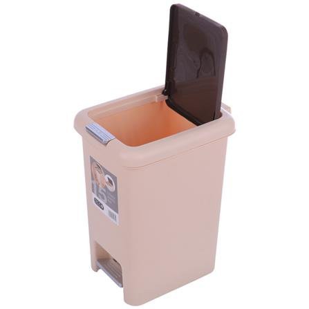 ถังขยะเหยียบเหลี่ยม ACCO G1840 15 ลิตร สีเบจ สะดวกต่อการใช้งาน