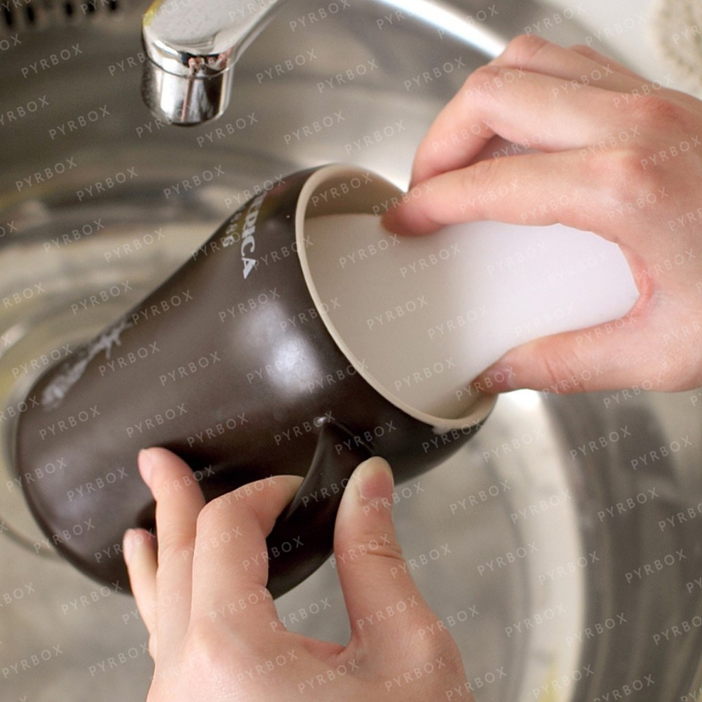 ฟองน้ำมหัศจรรย์ เช็ดคราบ ฟองน้ำนาโน เช็ดคราบได้ดี ขจัดคราบหนัก คราบฝัง ฟองน้ำทำความสะอาด Magic Sponge