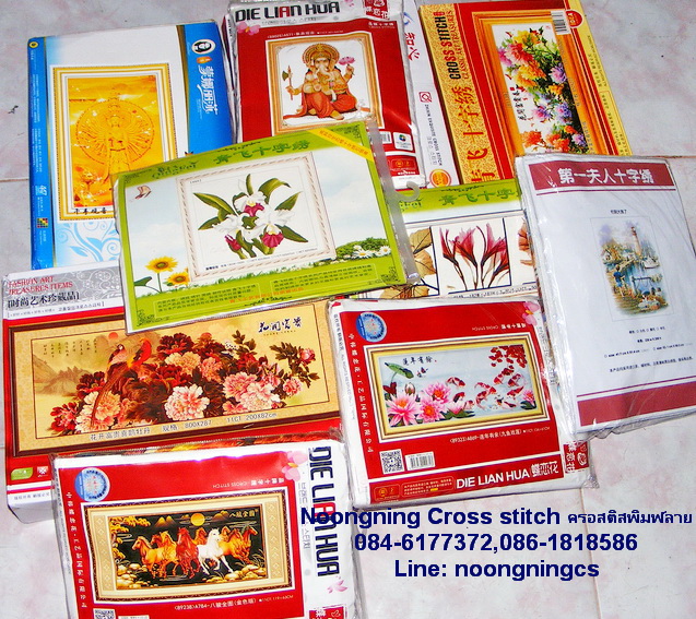 นกอินทรีย์ สูงส่ง ยิ่งใหญ่ ชุดปักครอสติส พิมพ์ลาย ครอสติสจีน งานฝีมือทำที่บ้าน DIY