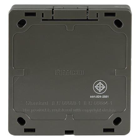 ชุดสวิตช์ 1ทาง 1 ช่อง HACO M3N-S21-CC ทนต่อการใช้งาน