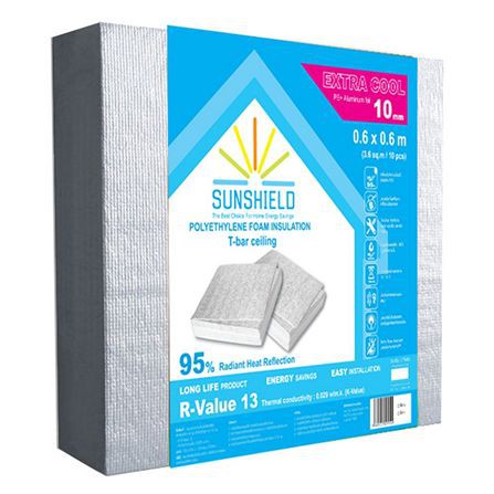 ฉนวนกันความร้อน SUNSHIELD 60x60x1 ซม. ฉนวนกันความร้อน