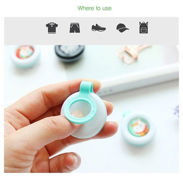 🔥พร้อมส่งด่วน🔥 คลิปหนีบกันยุง น้ำมันตะไคร้ ไร้สารเคมี คละลาย คลิปกันยุง คลิปหนีบป้องกันยุง