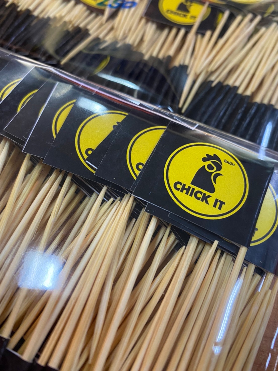 FOOD FLAG ธงปักอาหารก้าน 6.5 cm (ค็อกเทล)ไดคัทมาตราฐาน