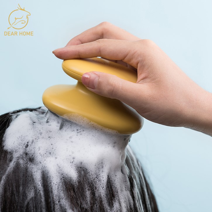 Dear Home แปรงหวีนวดหัว หวีผมหนังศีรษะ แปรง หวี แปรงนวดหนังศีรษะ หวีผม แชมพู แปรง ห้องน้ำ เครื่องมือ ที่นวดศีรษะ