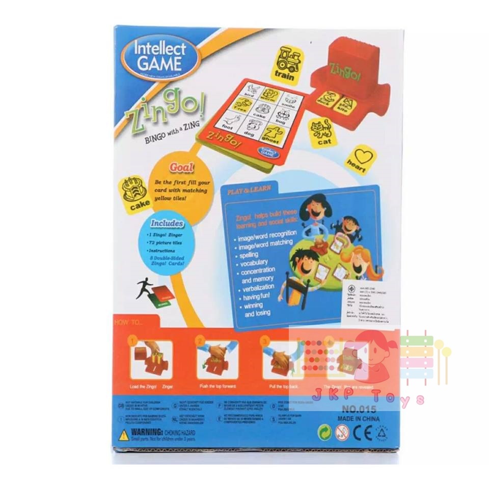 Zingo Bingo Words Game เกมบิงโกคำศัพท์