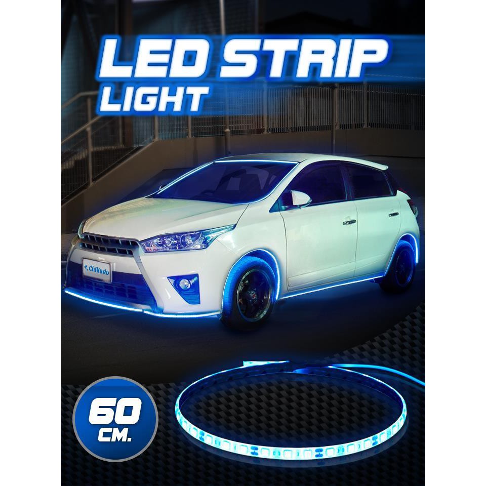 !!สินค้าขายดี!! แถบไฟ LED ติดไฟหน้ารถยนต์ ไฟเส้น LED