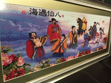 เทพชาวจีน ครอสติสคริสตัล Diamond painting โมเสก ภาพติดเพชร งานฝีมือ DIY