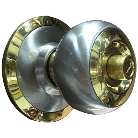 ลูกบิดทั่วไป SOLO 6800 หัวจัน POLISH BRASS/STAINLESS STEEL น้ำหนักเบา ติดตั้งง่าย