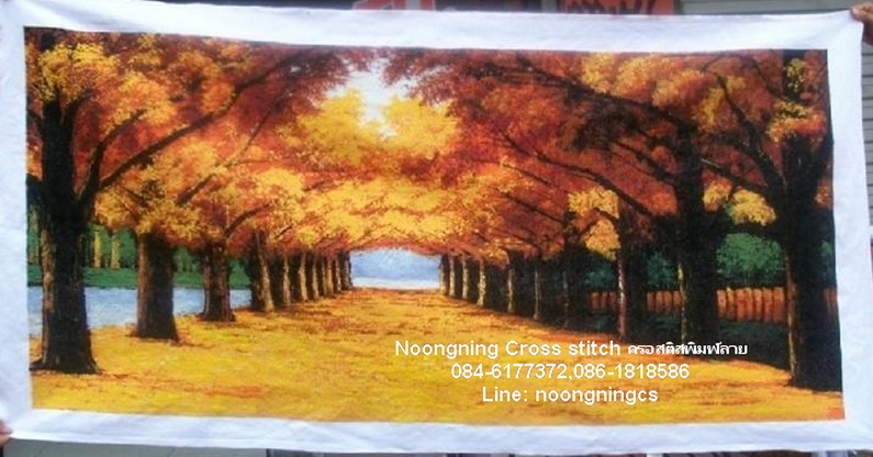 ม้า8 ชุดปักครอสติส พิมพ์ลาย ครอสติสจีน งานฝีมือทำที่บ้าน DIY