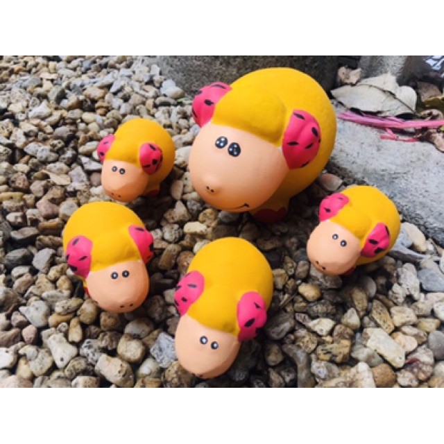 ตุ๊กตา แต่งสวน ตุ๊กตาครอบครัวสัตว์