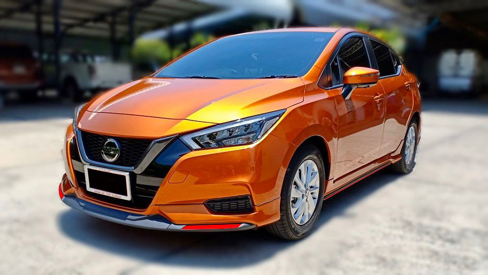ชุดแต่งรถ สเกิร์ต สปอยเลอร์ All New Almera 2020 Turbo ทรง AT By OSR